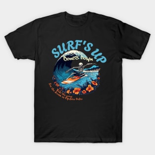 Pipeline Hawaii skull surf 8201 T-Shirt